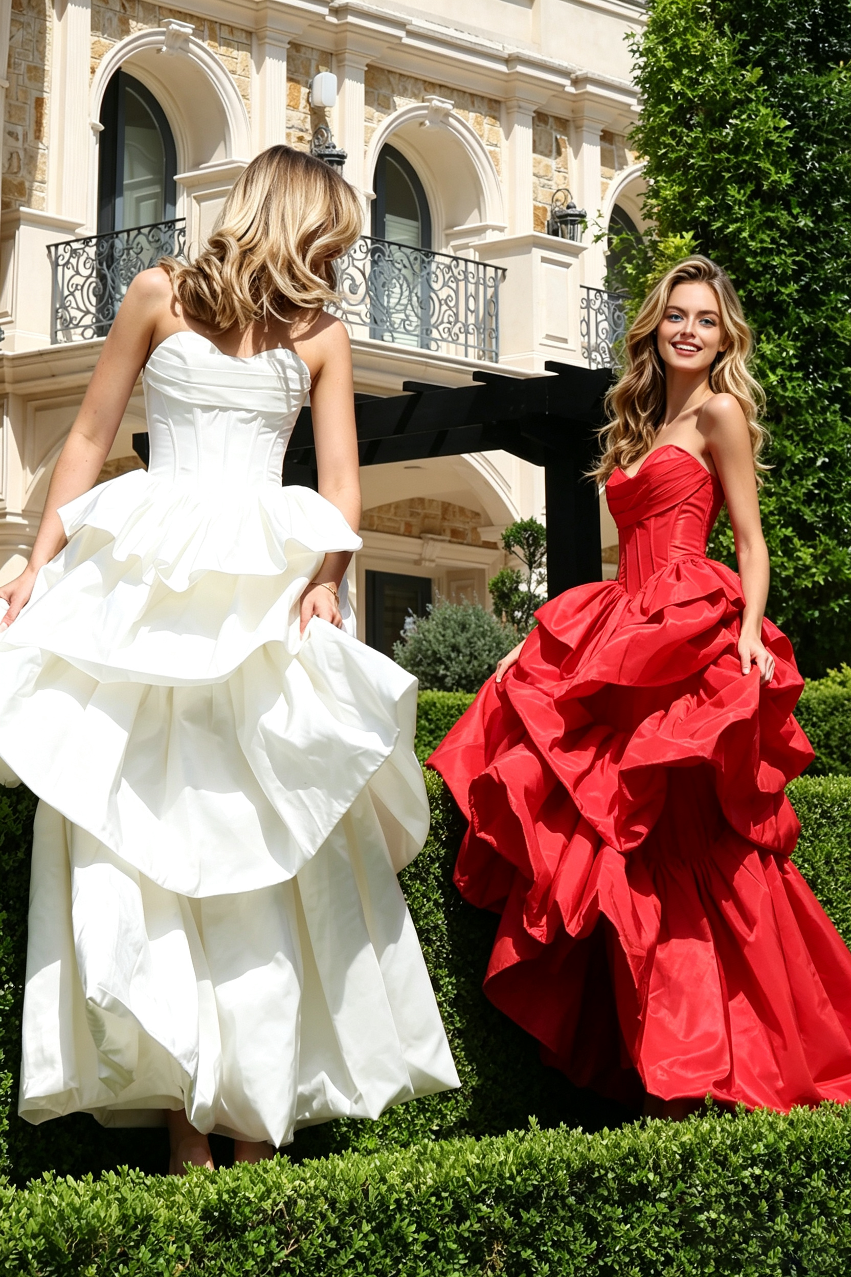 Women's Strapless Structured Fold Homecoming Gown, Ruched Waist Satin Mermaid Maxi Dress for Formal Wedding Party 159