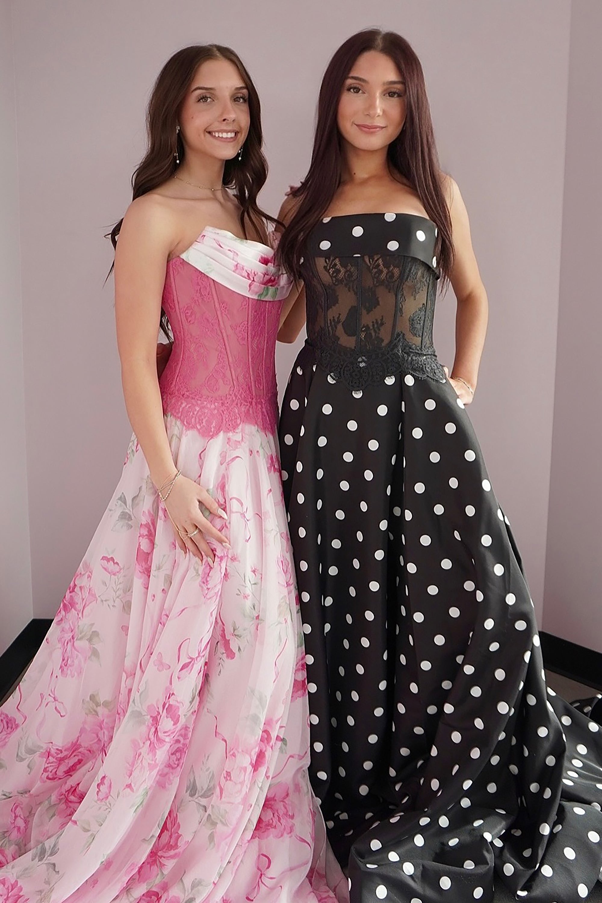 Long Prom Dresses for Women Lace up Chiffon Corset Wedding Guest Dresses
