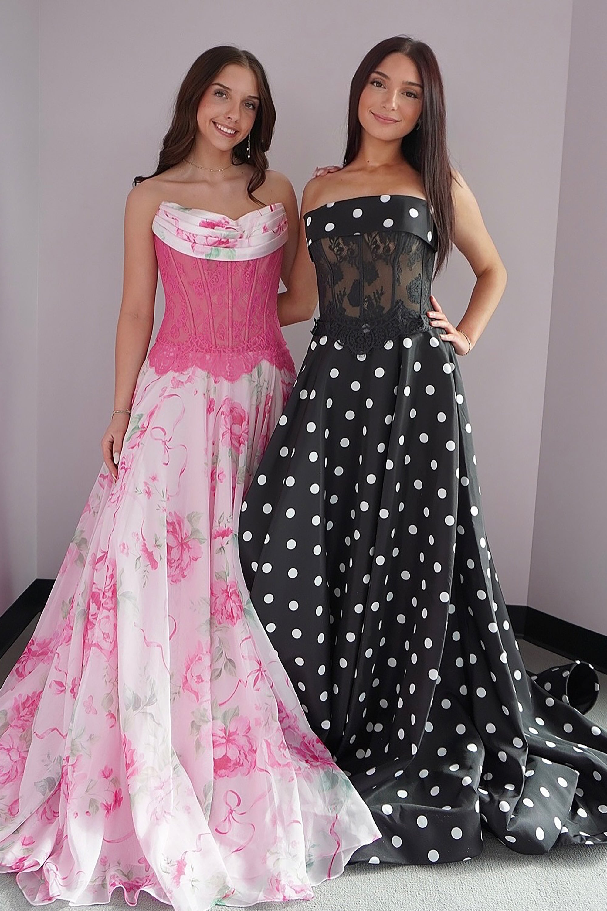 Long Prom Dresses for Women Lace up Chiffon Corset Wedding Guest Dresses
